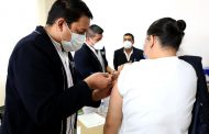 Personal de salud de Zacatecas recibe dosis de refuerzo de vacuna contra Covid-19