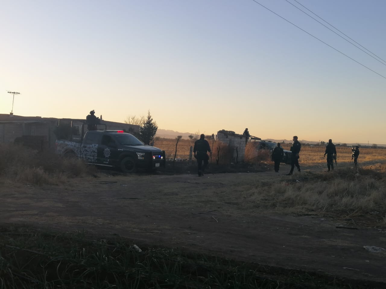 La SSP desmanteló un campamento utilizado por un grupo delincuencial en Fresnillo