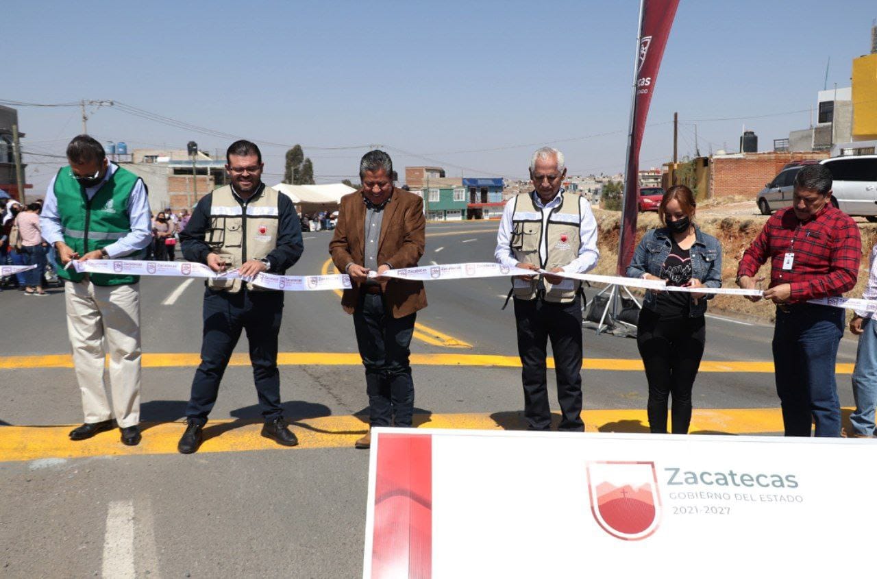 ENTREGAN AYUNTAMIENTO DE ZACATECAS Y GOBIERNO DEL ESTADO OBRA DE REENCARPETAMIENTO EN EL ORITO