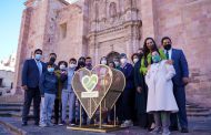 DEVELA DIF MUNICIPAL DE ZACATECAS CORAZÓN DORADO EN EL CENTRO HISTÓRICO EN APOYO A AMANC