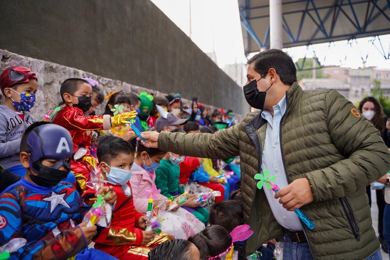 FESTEJA ALCALDE JORGE MIRANDA DÍA DEL NIÑO EN PREESCOLARES DE LA CAPITAL