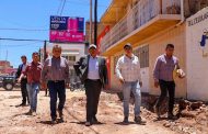 SUPERVISA SAÚL MONREAL OBRAS EN EL CENTRO DE FRESNILLO