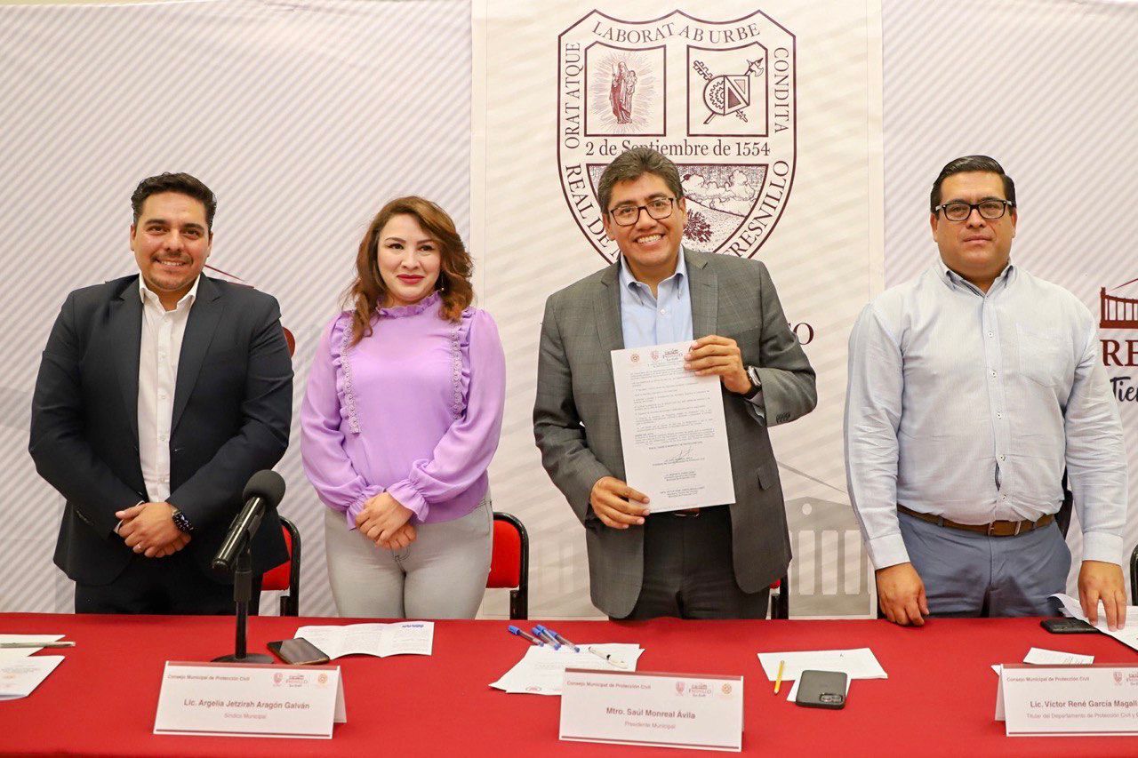 CONFORMA FRESNILLO EL CONSEJO MUNICIPAL DE PROTECCIÓN CIVIL