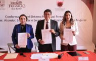 SAÚL MONREAL TOMA PROTESTA AL SISTEMA MUNICIPAL FRESNILLO PARA PREVENIR, ATENDER, SANCIONAR Y ERRADICAR LA VIOLENCIA CONTRA LAS MUJERES