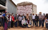ENTREGA JORGE MIRANDA 44 TONELADAS DE SEMILLA DE AVENA A PRODUCTORES ZACATECANOS