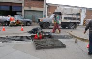 BACHEO, LIMPIEZA Y DESAZOLVES; TRABAJOS EN LAS CALLES DE LA CAPITAL NO SE DETIENEN