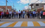 INAUGURA SAÚL MONREAL RED DE DRENAJE EN LA COLONIA MIGUEL HIDALGO