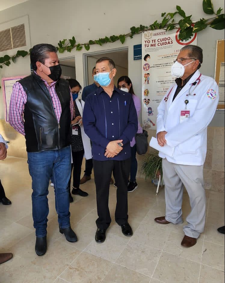 Supervisan Gobernador David Monreal y Director General del ISSSTE Unidad Médica de Ojocaliente
