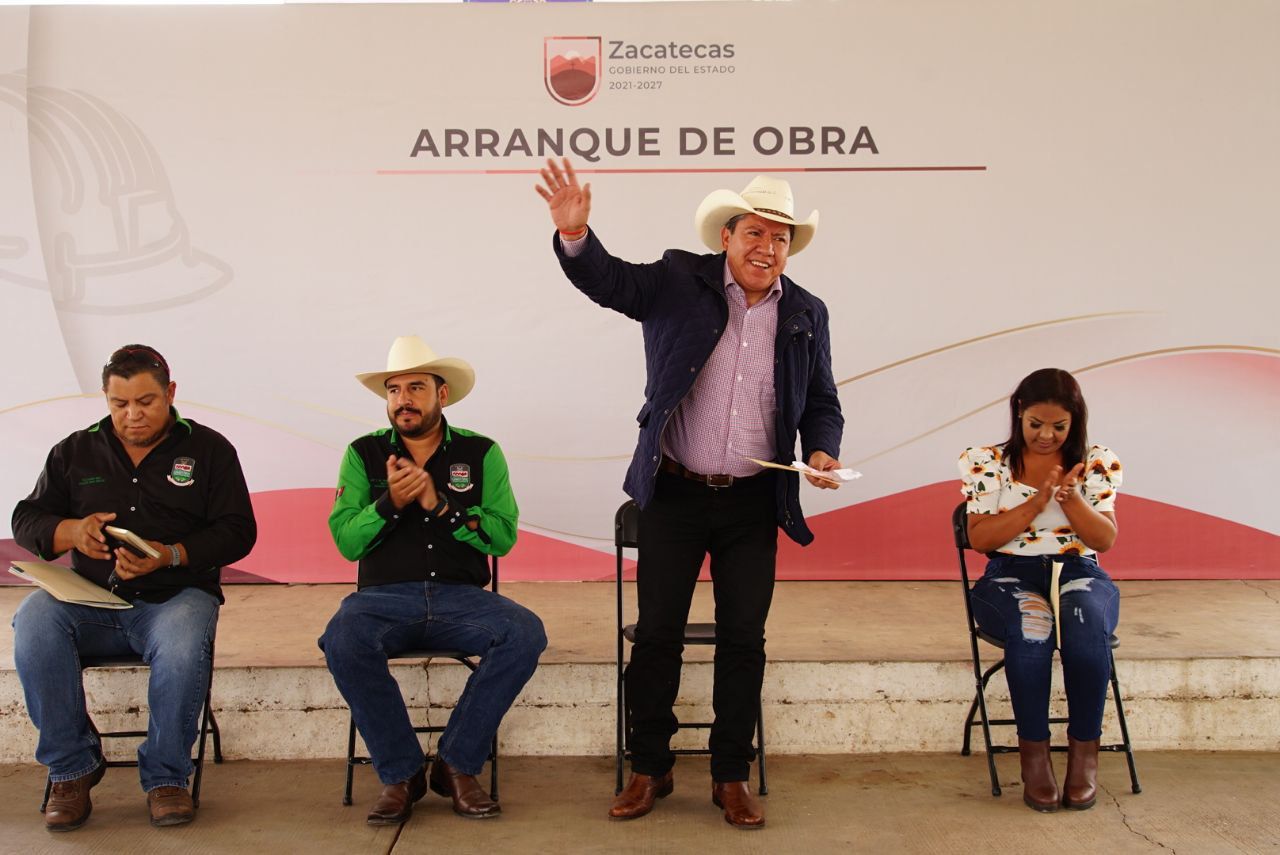 Encabeza Gobernador David Monreal Ávila arranque e inauguración de obras de drenaje y alcantarillado en Cd. Cuauhtémoc