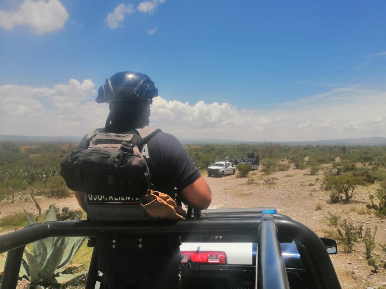 En acciones coordinadas, desmantelan campamento de la delincuencia en Ojocaliente