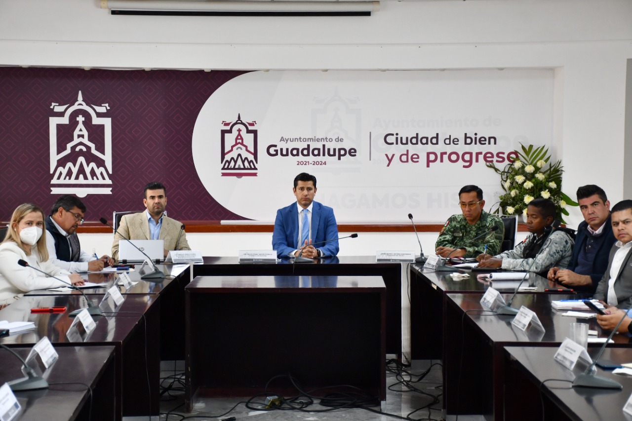 En Mesa de Construcción de Paz   Fortalecen estrategias de seguridad para la región Guadalupe