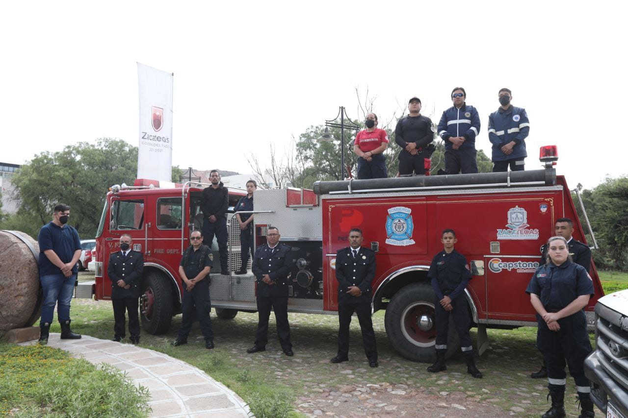 Reconoce Gobernador David Monreal esfuerzo, lealtad y sacrificio de las y los bomberos a favor de la sociedad zacatecana