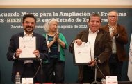 Universalidad de la salud en Zacatecas está más cerca con firma de convenio para la ampliación del Programa IMSS-Bienestar