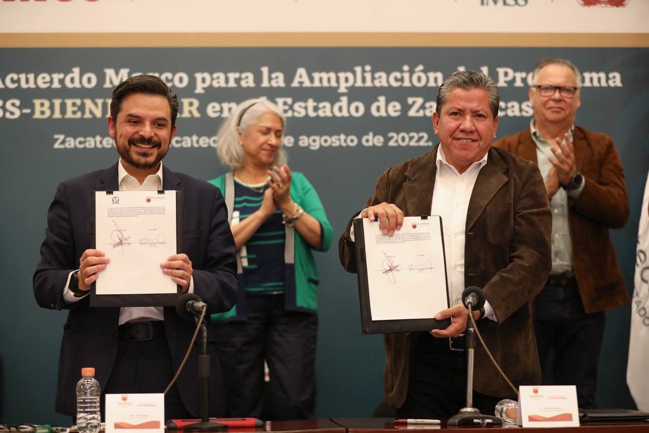 Universalidad de la salud en Zacatecas está más cerca con firma de convenio para la ampliación del Programa IMSS-Bienestar