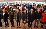 Participa Julio César Chávez en inauguración de las Ferias de Paz y Desarme Voluntario
