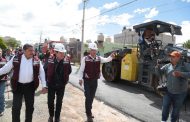 Supervisa Gobernador David Monreal Ávila pavimentaciones en Trancoso y Guadalupe