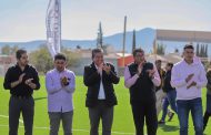 INAUGURAN REHABILITACIÓN DE LA CANCHA MAGISTERIAL