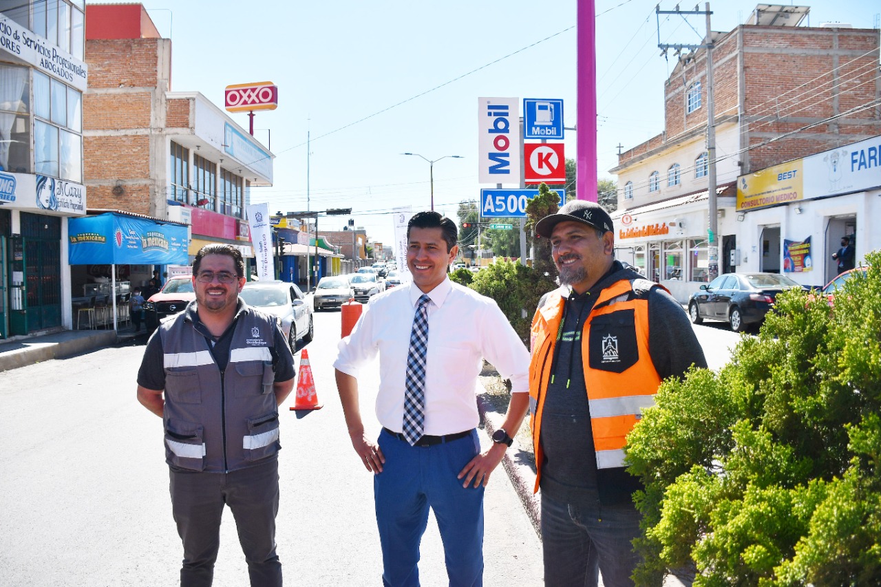 Supervisa Julio César Chávez mantenimiento en el ‘Camino Rosa’