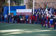 PROMUEVEN VALORES CÍVICOS CON HONORES A LA BANDERA EN LA ESCUELA “ROBERTO CABRAL DEL HOYO”
