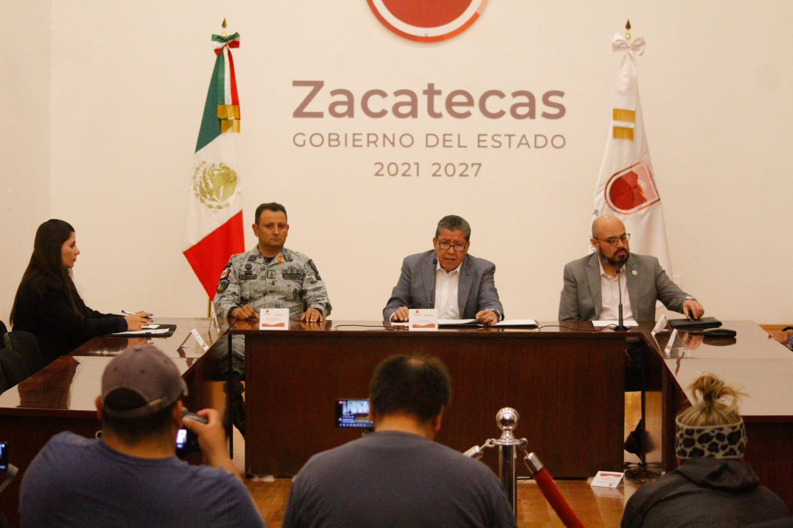 Refrenda Gobernsdor Paz y Seguridad en Zacatecas.