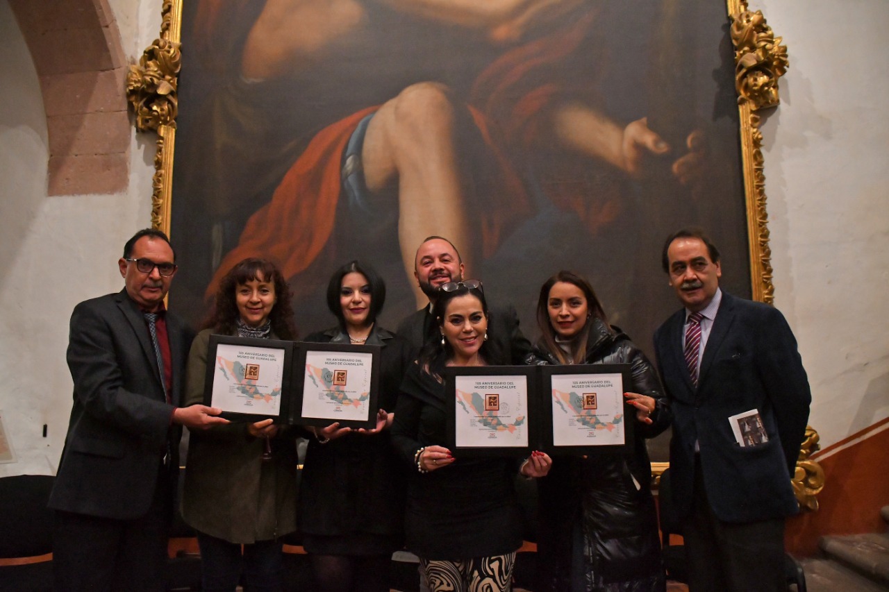 Cancelan timbre postal conmemorativo por aniversario del Museo Virreinal de Guadalupe