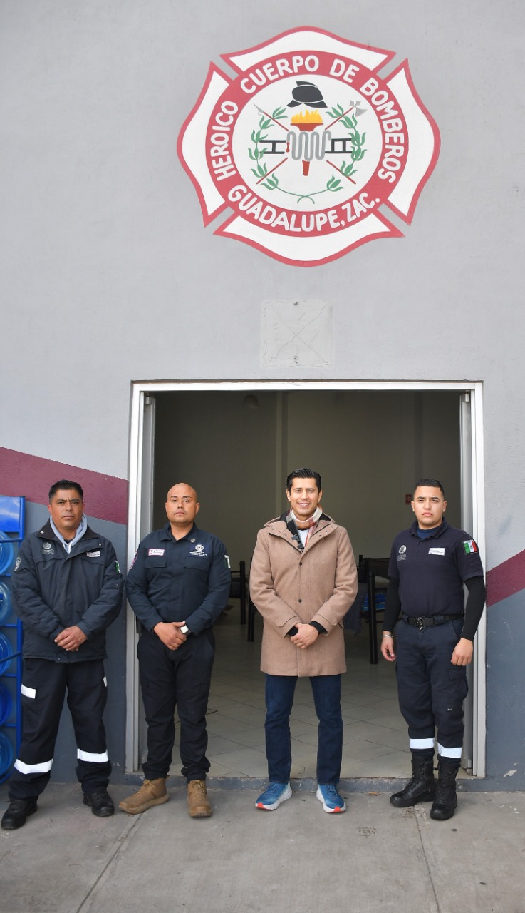 Habilitado, refugio temporal en Guadalupe; Julio César Chávez supervisa su operación