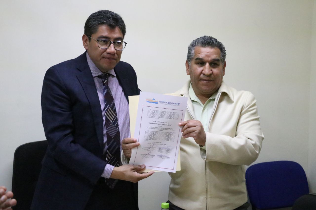 ASUME CARLOS CARRILLO DIRECCIÓN DEL SIAPASF