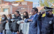 PROMUEVEN LOS VALORES CÍVICOS EN EL JARDÍN DE NIÑOS MATEO GALLEGOS