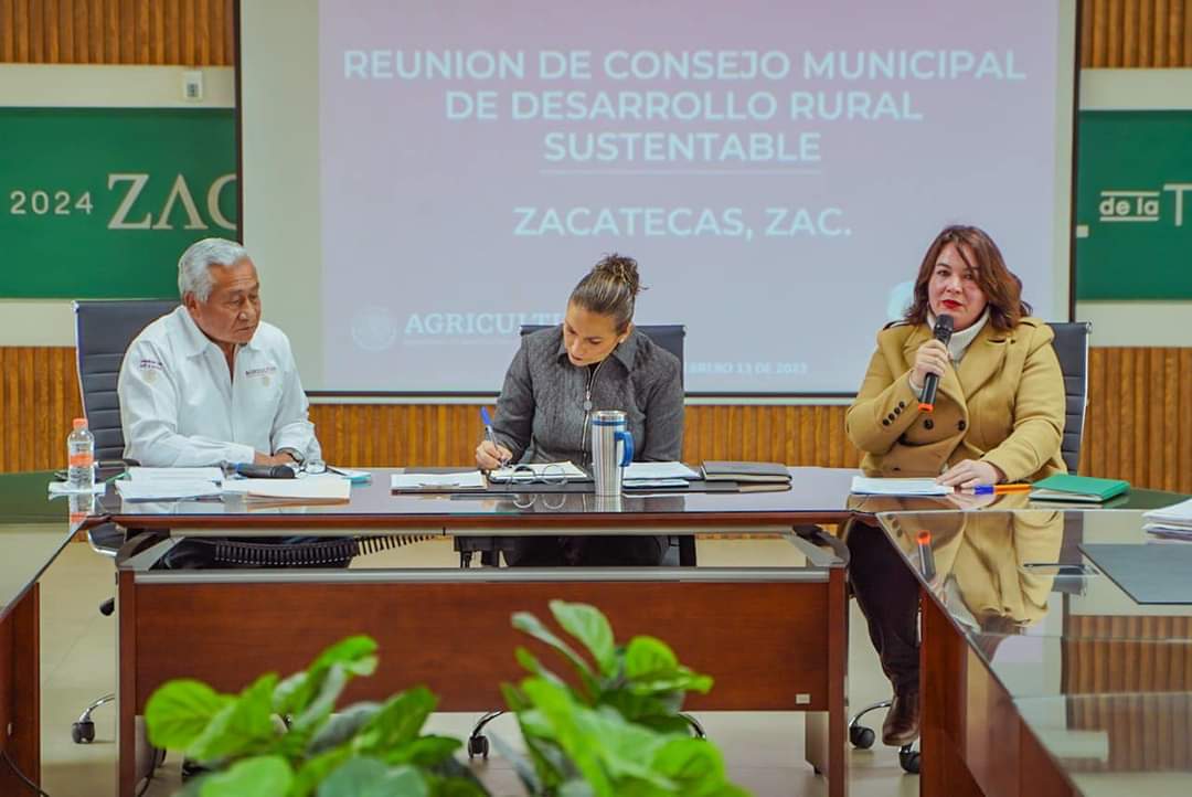 REALIZAN  SESIÓN DEL CONSEJO  MUNICIPAL DE DESARROLLO RURAL SUSTENTABLE DE ZACATECAS