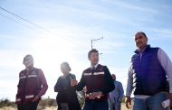 Supervisa Julio César Chávez instalación de red de alumbrado público