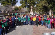 RECONOCE JORGE MIRANDA EL ARDUO TRABAJO DEL PERSONAL DE BARRIDO MANUAL