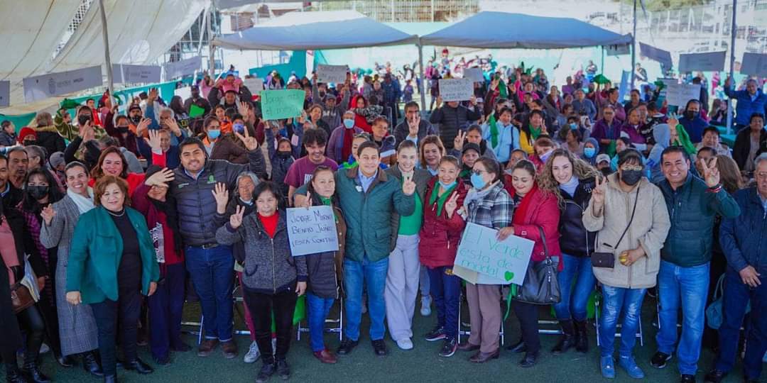 ACERCA JORGE MIRANDA EL PROGRAMA “MÁS TERRITORIO, MENOS ESCRITORIO A LA COLONIA GONZÁLEZ ORTEGA
