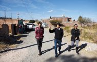 Supervisa Julio César Chávez ampliación de red eléctrica en Colonia La Estrella