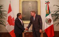 Recibe Gobernador David Monreal al Embajador de Canadá en México, Graeme Christie Clark; en coordinación con la cancillería, se reforzarán alianzas comerciales y académicas