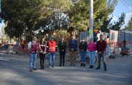 En la comunidad de Martínez Domínguez Supervisa Julio César Chávez obra en institución educativa