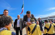 CONMEMORAN DÍA DE LA BANDERA CON QUINTO ENCUENTRO DE BANDAS DE GUERRA