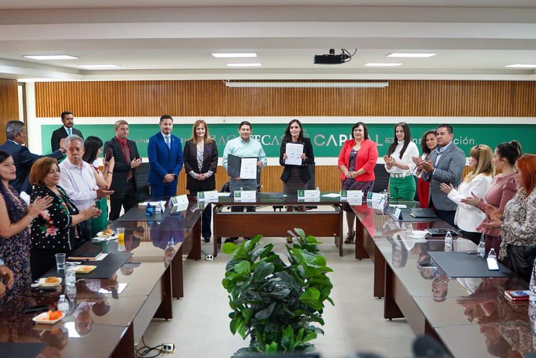 FIRMAN AYUNTAMIENTO Y LA CDHEZ IMPORTANTE CONVENIO DE COLABORACIÓN