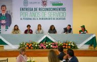 RECONOCE ADMINISTRACIÓN CAPITALINA A EMPLEADOS POR AÑOS DE SERVICIO