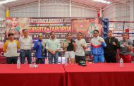 SE PREPARAN LAS BOXEADORAS YULIAHN LUNA Y VANESA TABORDA EN ENTRENAMIENTO PÚBLICO