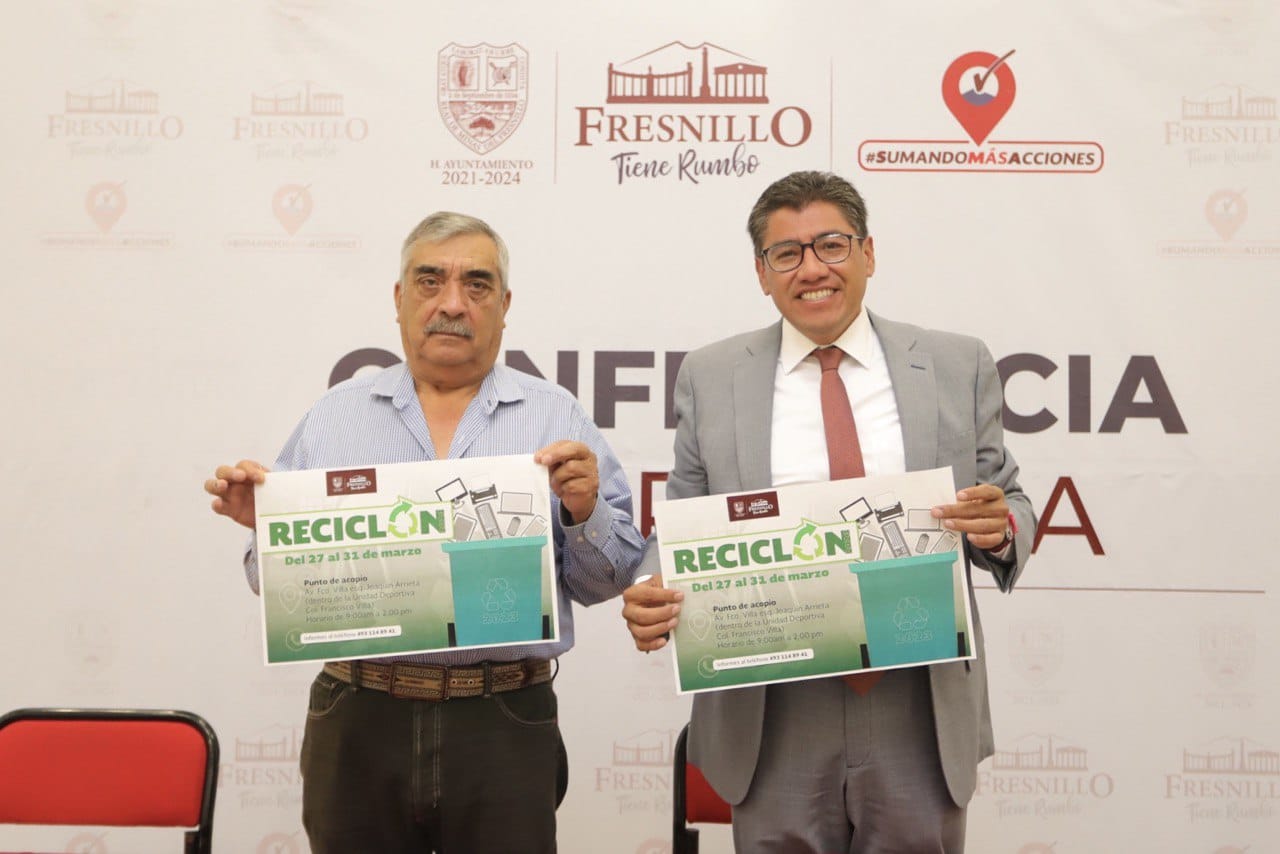 SAÚL MONREAL DA A CONOCELA CAMPAÑA RECICLÓN 2023