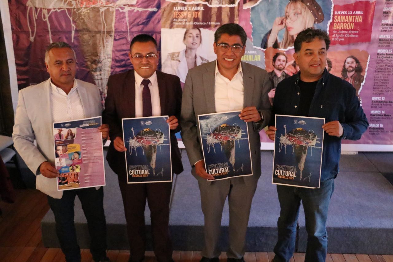 ANUNCIA SAÚL MONREAL PROGRAMA DEL FESTIVAL CULTURAL FRESNILLO 2023