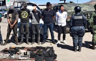 Desarticulan fuerzas de seguridad una célula delictiva; fueron detenidas siete personas y se aseguraron 300 dosis de marihuana