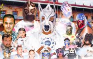 Presentan cartelera de lucha libre para comunidad de Tacoaleche