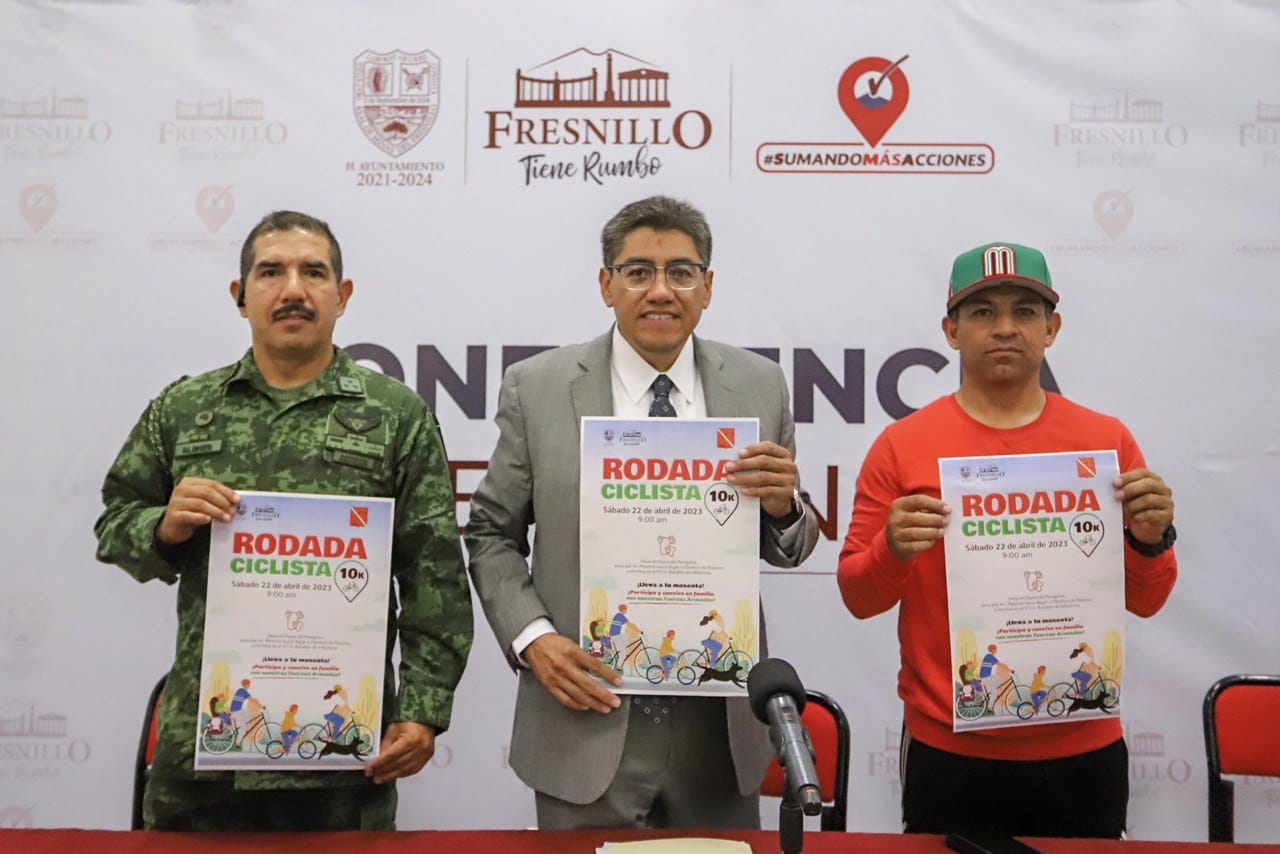 ANUNCIAN RODADA CICLISTA EN FRESNILLO