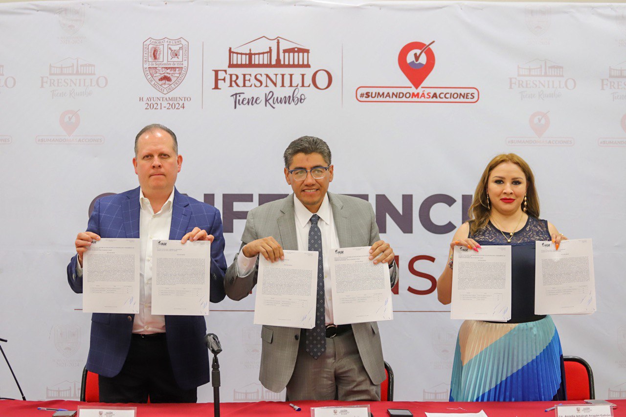 FRESNILLO ES EJEMPLO EN ORDEN ADMINISTRATIVO