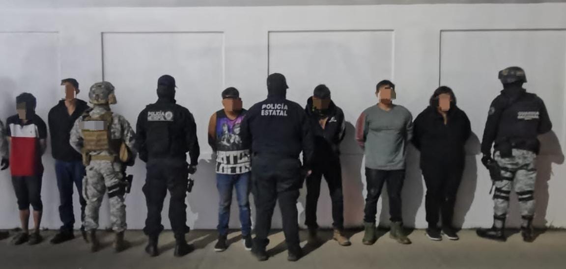 Desarticulan fuerzas de seguridad a célula delictiva en el municipio Guadalupe