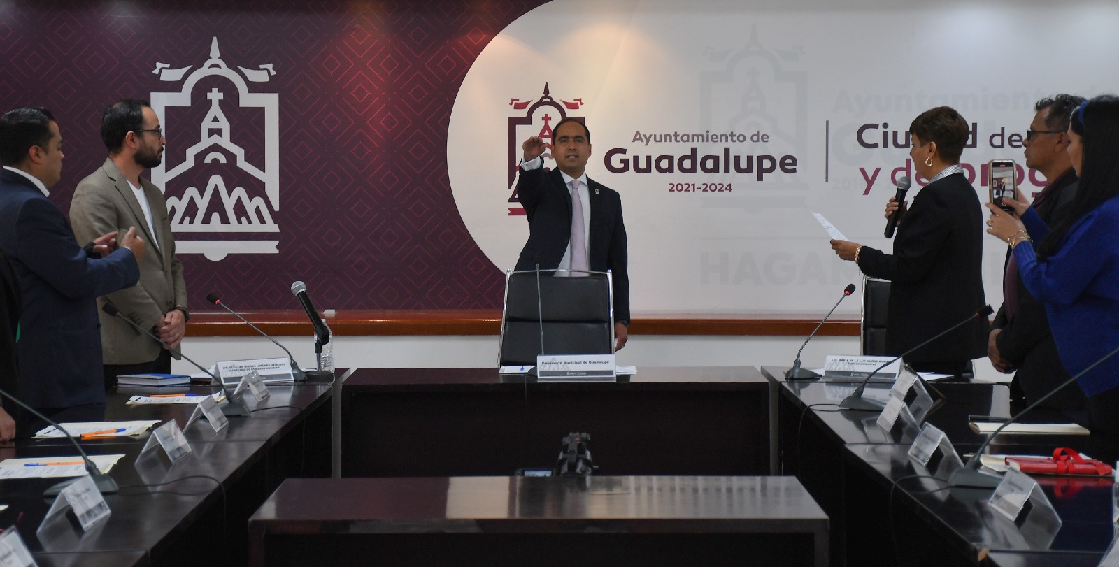 Rinde protesta José Saldívar como Presidente Municipal de Guadalupe, Zacatecas