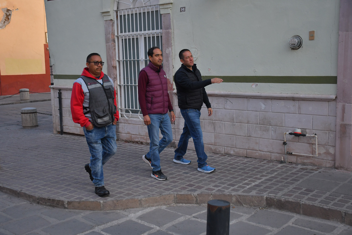 Supervisa José Saldívar trabajos de limpia en la zona centro de la ciudad