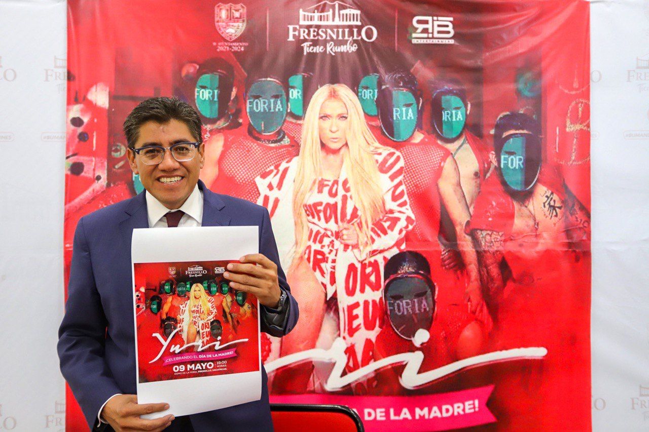 EN FRESNILLO, YURI CELEBRARÁ A MAMÁS