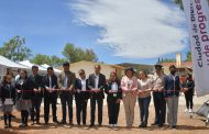 Entrega José Saldívar cerco perimetral en primaria de Martínez Domínguez